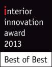 interior innovation award - Best of Best 2013